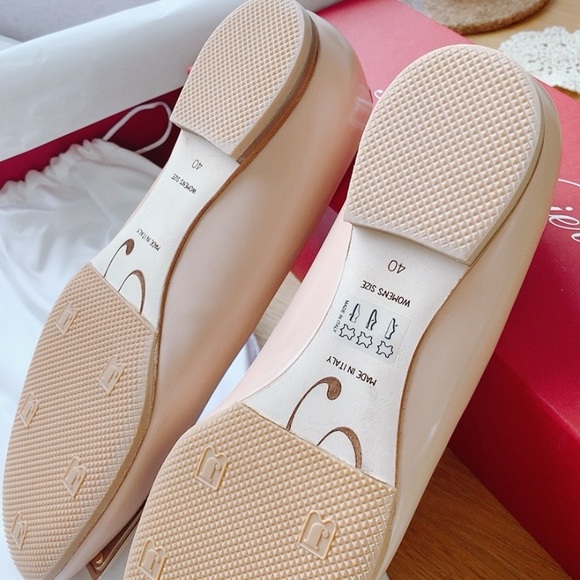 Roger vivier 10mm belle vivier leather ballerinas - Picture 8 of 13